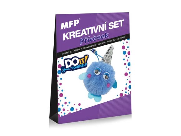 kreativní set - přívěsek modrý 1042129