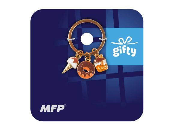 gifty - Klíčenka Charm – donut 1042485