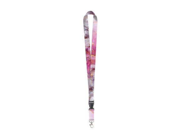 klíčenka na krk - Pink Marble 1042514