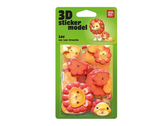 3D Sticker Model ZOO Lev - MAKE 1042609 3D Sticker Model ZOO Lev - MAKE 1042609