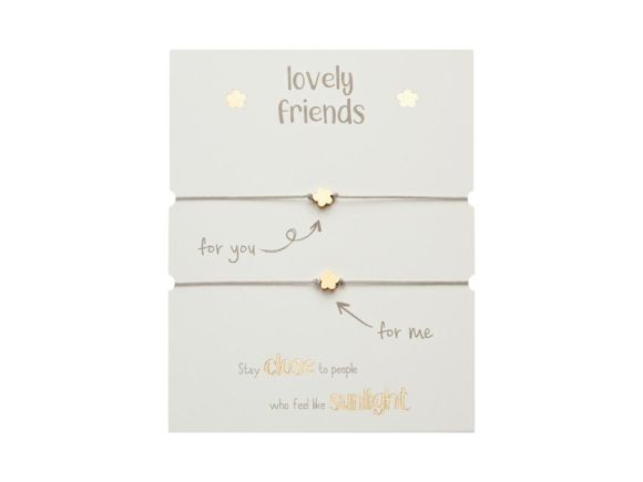 gifty - Lovely Friends náramek - g. plated Flower 1042800 gifty - Lovely Friends náramek - g. plated Flower 1042800