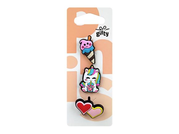 gifty - Silikonová sada 3 pinů fantazie 1042845