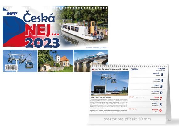 kalendář 2023 stolní Česká NEJ… 1061353