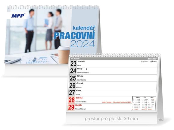 kalendář 2024 stolní Pracovní 1061485