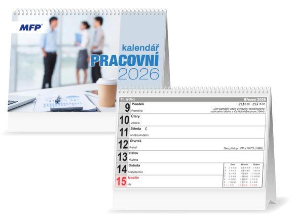 kalendář 2026 stolní Pracovní 1061675