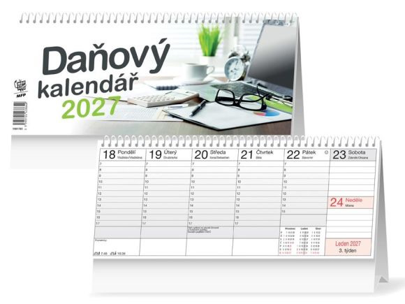 kalendář 2027 stolní Daňový 1061743 kalendář 2027 stolní Daňový 1061743