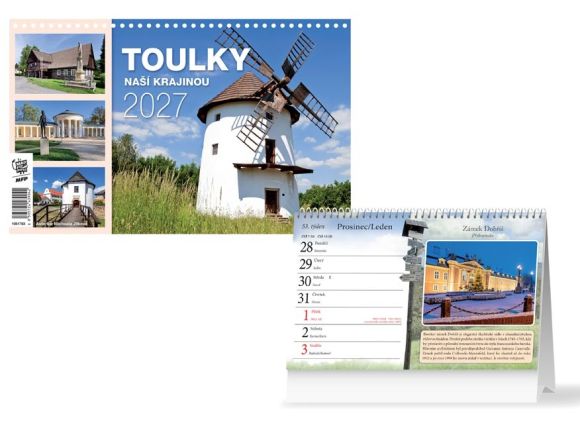 kalendář 2027 stolní Toulky naší krajinou 1061783 kalendář 2027 stolní Toulky naší krajinou 1061783