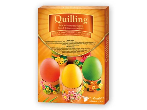 Sada 7703 k dekorování vajíček - quilling