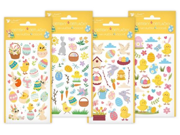 Vodové velikonoční Obtisky 7906 na vajíčka 9 x 19 cm