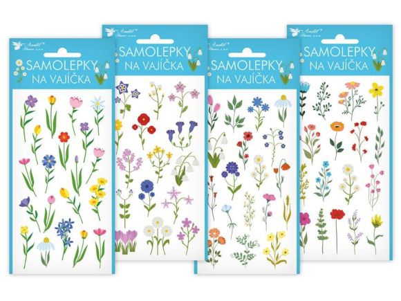 Samolepky 7907 na vajíčka Louka 8 x 14,5 cm