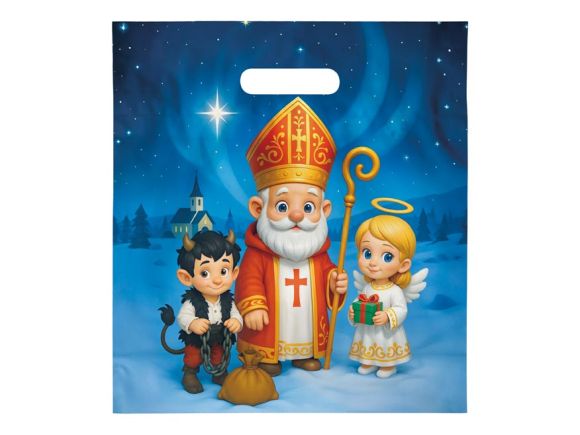 taška Mikuláš M vzor č.22 30x32x8 5252934