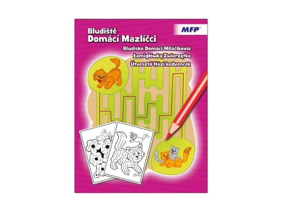 omalovánky - Bludiště Domácí Mazlíčci 210x276/32s 5300956