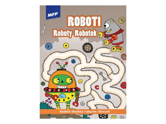 omalovánky - Bludiště Roboti 210x276/32s 5301155