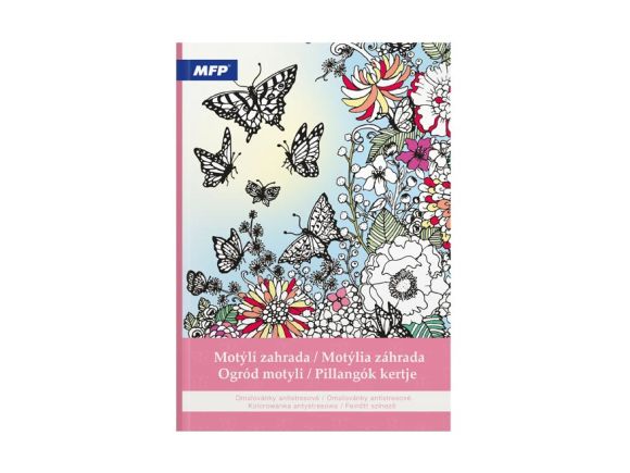 omalovánky antistresové Motýlí zahrada 210x290mm/32s 5301241