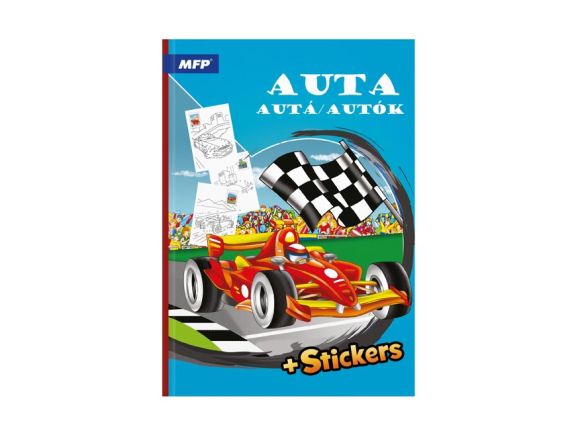 omalovánky se samolepkami Auta 210x295mm/32s 5301252 omalovánky se samolepkami Auta 210x295mm/32s 5301252