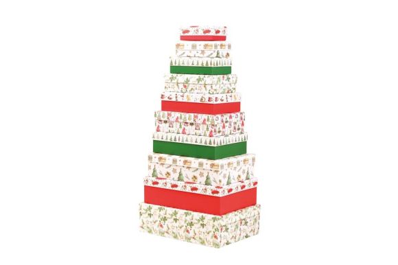 krabice vánoční D-L015-A 14,5x10x5cm 5371402 krabice vánoční D-L015-A 14,5x10x5cm 5371402