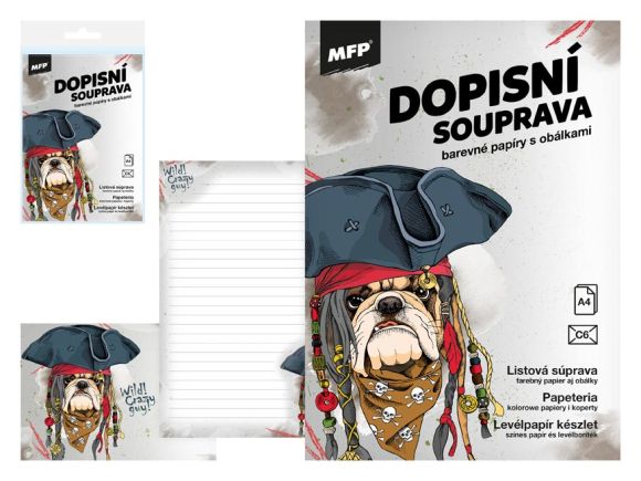 dopisní papír barevný LUX 5+10 (Pirát) 5550324 dopisní papír barevný LUX 5+10 (Pirát) 5550324