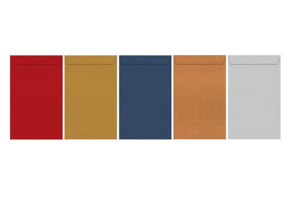 dopisní obálka metallic 120g C4 229x324mm -  mix barev 5550376