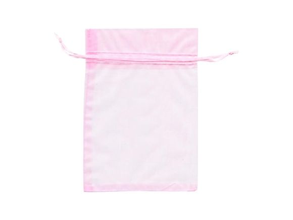 sáček organza 9 x 12cm růžový 5800791