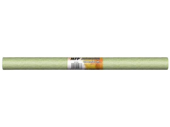 krepový papír role 50x200cm perleťový zelený 5811363