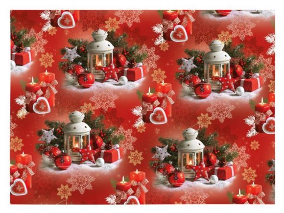 balící papír vánoční klasik V265 100x70 5811739 balící papír vánoční klasik V265 100x70 5811739