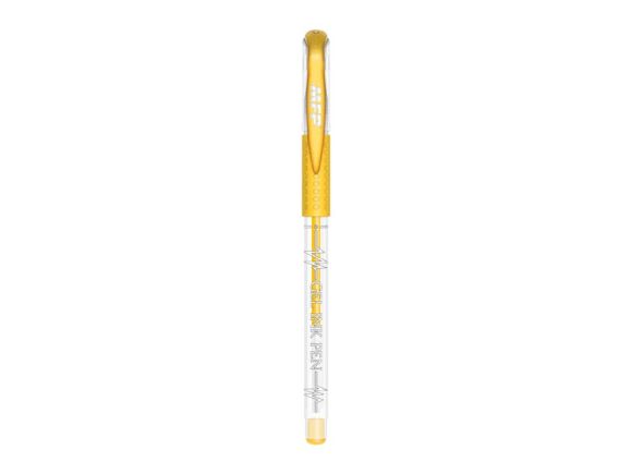 gelové pero kus GLITTER - gold, zlatá 6000923