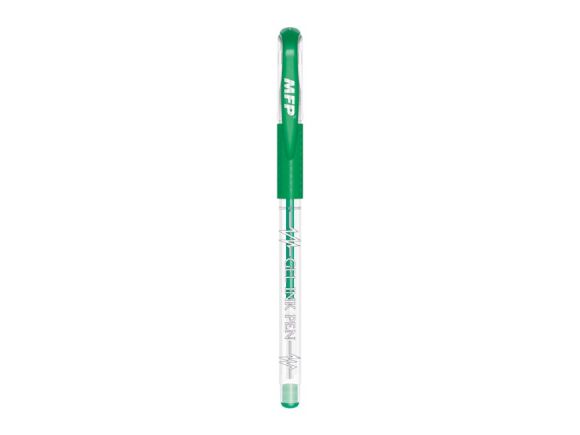 gelové pero kus GS1038 - green, zelená 6001210