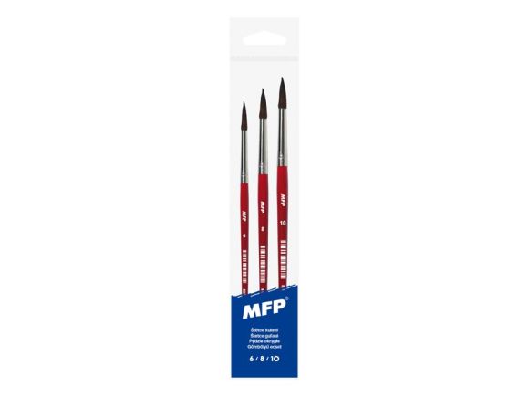 štětec kulatý set 3ks 6,8,10/1028F 6340120
