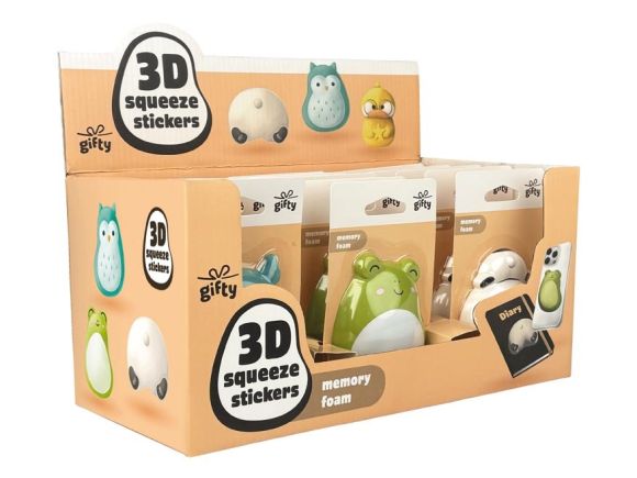 gifty - 3D squeeze stickers 15ks - mix 3 6660046 gifty - 3D squeeze stickers 15ks - mix 3 6660046