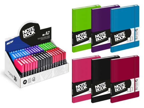 blok s gumkou A7 linka, 100 listů, mix 7500713 blok s gumkou A7 linka, 100 listů, mix 7500713