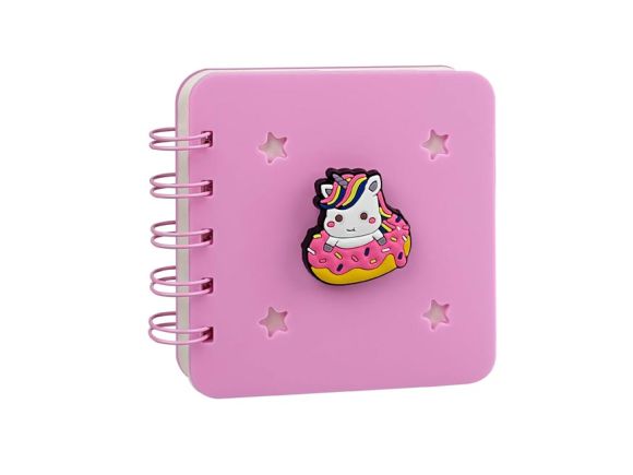 gifty - Silikonový bloček růžový + 1 pin zdarma 7510206 gifty - Silikonový bloček růžový + 1 pin zdarma 7510206