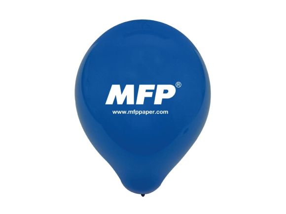 rP Balónek reklamní 23cm modrý standard 8000171