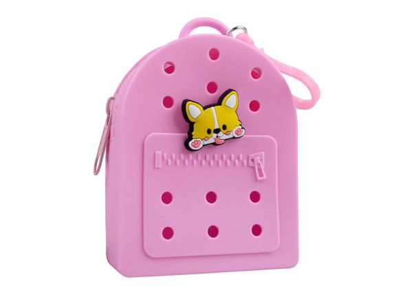 gifty - Silikonová peněženka růžová +1 pin zdarma 8030893 gifty - Silikonová peněženka růžová +1 pin zdarma 8030893