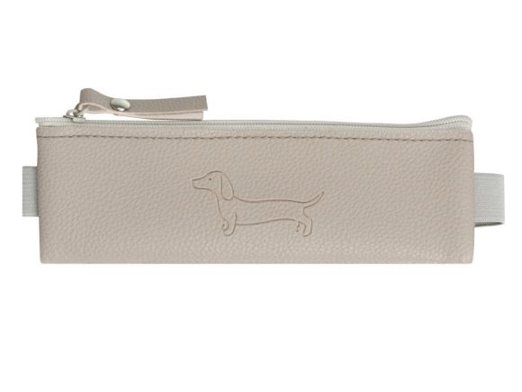 penál etue mini s gumou na diář Sausage Dog gray 20x4cm 8071380