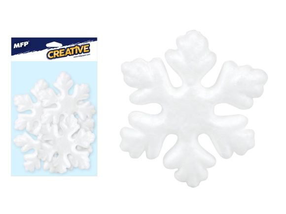 vločka 7,5cm/6ks polystyren 8882332