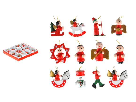 ozdoby dřevěné set mix 12ks/3,5cm JY-45D 8885979 ozdoby dřevěné set mix 12ks/3,5cm JY-45D 8885979