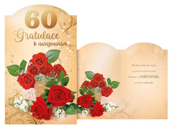 přání k narozeninám 60 M11-497 H PRANI_H_415