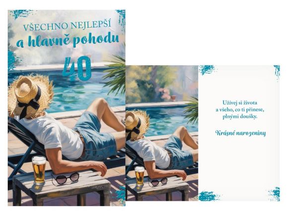 přání k narozeninám 40 M11-603 T PRANI_T_2475 přání k narozeninám 40 M11-603 T PRANI_T_2475