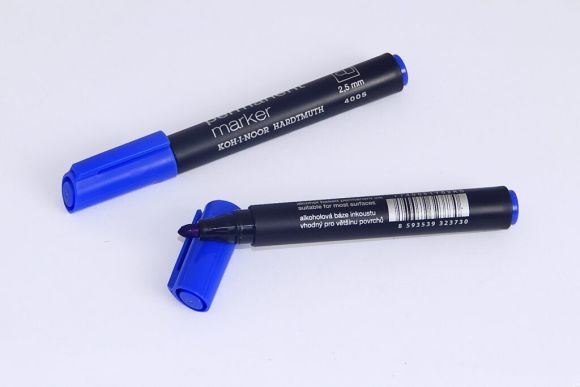 popisovač permanent 4005 modrý popisovač permanent 4005 modrý