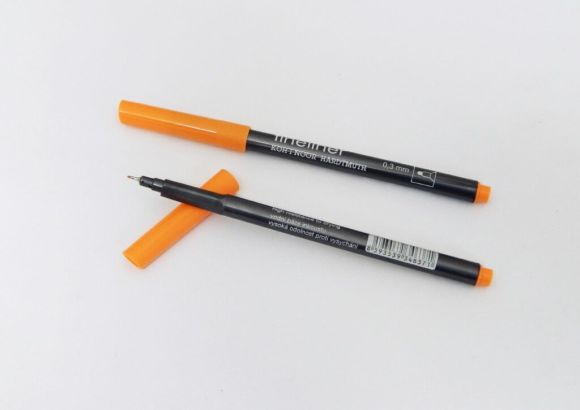 popisovač fine liner 7021 oranž světlá