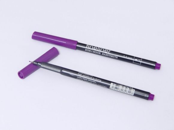 popisovač fine liner 7021 magenta