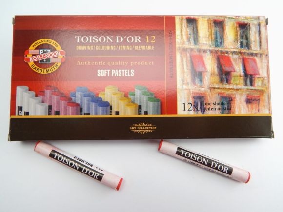 křídy prašné jedn.barvy šarlat sv