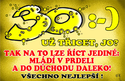 Průkaz 30 Už třicet jo