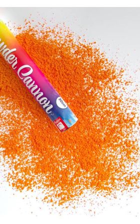 Vystřelovací konfety pudrová barva, oranžo- 1 ks