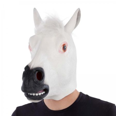 Maska Kůň bělouš