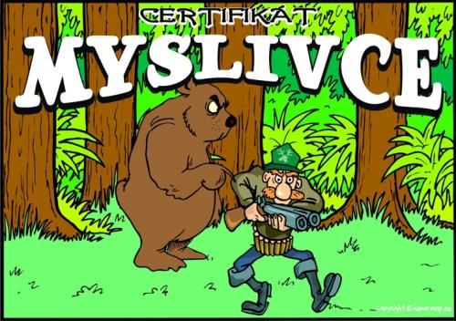 Certifikát myslivce (medvěd)