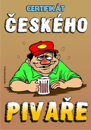 Certifikát českého pivaře