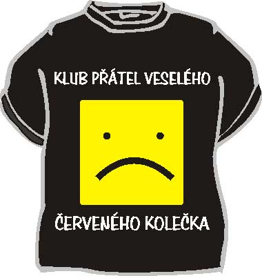 Tričko Klub přátel veselého červeného