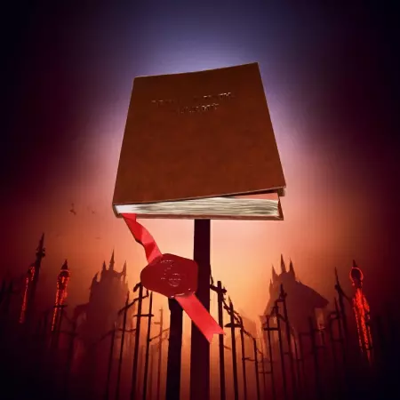 Pekelná kniha hříchů svítící