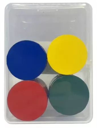 Magnety barevné 30 mm 20 ks